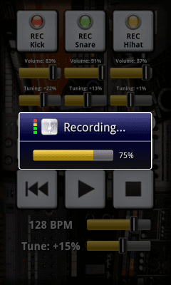 Screenshot of the application My BeatBox - #4