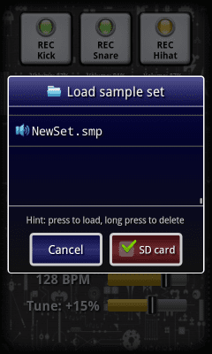 Screenshot of the application My BeatBox - #6