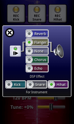Screenshot of the application My BeatBox - #7