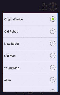 Screenshot of the application Effects: Voice MP3 Ringtones - #3