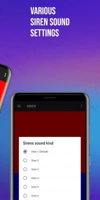 Screenshot of the application Siren for police - #2