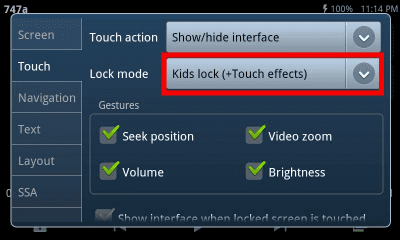 Screenshot of the application Smart Lock (plugin) - #2