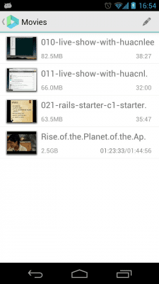 Screenshot of the application VPlayer Video Player - #6