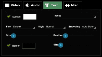 Screenshot of the application VPlayer Codec ARMv7 - #5