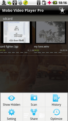 Screenshot of the application Mobo Video Player Pro Codec V5 - #3