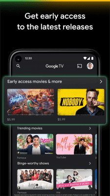 Screenshot of the application Google TV - #3