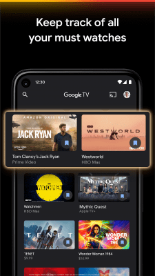 Screenshot of the application Google TV - #4