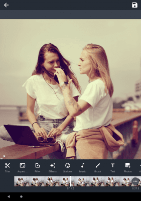 Screenshot of the application AndroVid - Video editor - #9