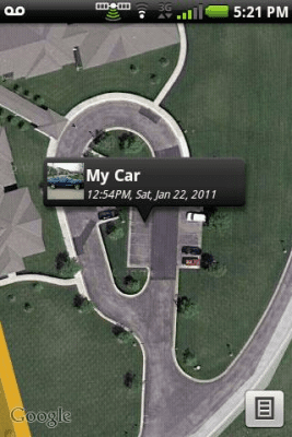 Screenshot of the application Garmin Tracker - #2