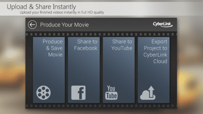 Screenshot of the application PowerDirector - Bundle Version - #9