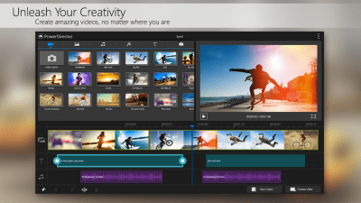 Screenshot of the application PowerDirector - Bundle Version - #11