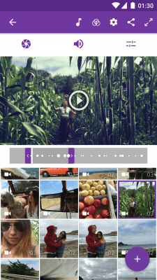 Screenshot of the application Adobe Premiere Clip - #6