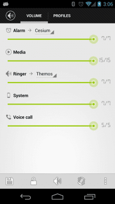 Screenshot of the application AudioManager - #2