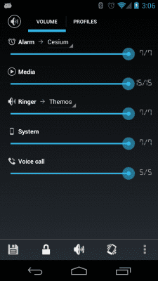 Screenshot of the application AudioManager - #3