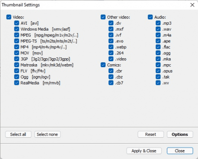 Screenshot of the application K-Lite Codec Pack - #8