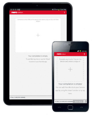 Screenshot of the application Nero AirBurn - #2