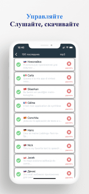 Screenshot of the application BigVoicy - #5