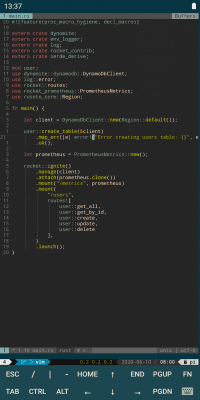 Screenshot of the application JuiceSSH - SSH Client - #4