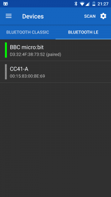 Screenshot of the application Serial Bluetooth Terminal - #5