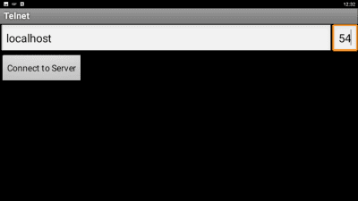 Screenshot of the application Telnet - #2