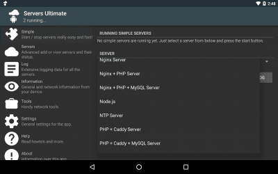 Screenshot of the application Servers Ultimate - #14