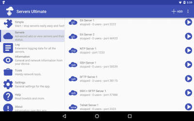 Screenshot of the application Servers Ultimate Pack E - #5