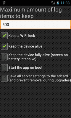 Screenshot of the application SSH Server - #7