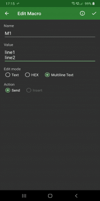 Screenshot of the application Serial USB Terminal - #3
