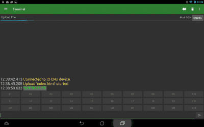 Screenshot of the application Serial USB Terminal - #10