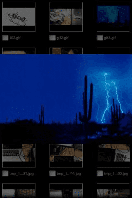 Screenshot of the application Animated GIF Viewer - #3