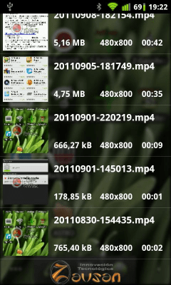 Screenshot of the application Z - Screen Recorder - #4
