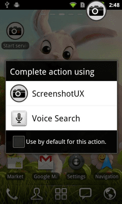 Screenshot of the application Screenshot UX Trial - #3