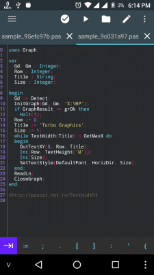 Screenshot of the application Pascal N-IDE - Editor And Compiler - Programming - #2