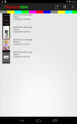 Screenshot of the application FREE screen recorder NO ROOT - #2