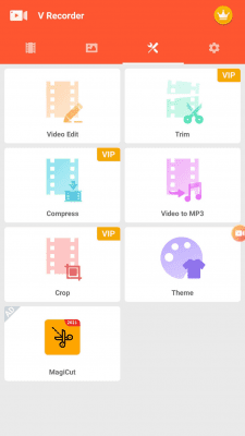 Screenshot of the application V Recorder - #7