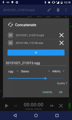 Screenshot of the application RecForge II - Audio Recorder - #5