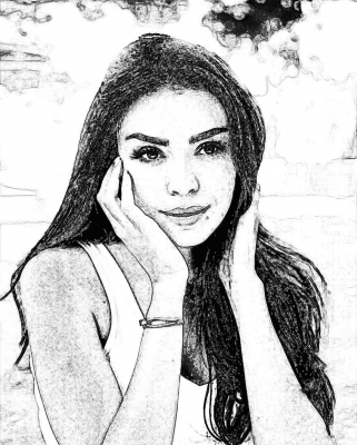 Screenshot of the application Portrait Sketch - #3