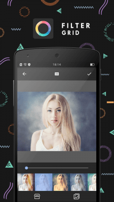 Screenshot of the application FilterGrid - Photo Editor - #2