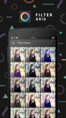 Screenshot of the application FilterGrid - Photo Editor - #3