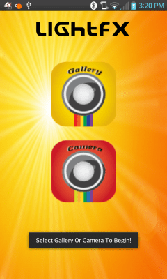 Screenshot of the application LightFX Photo Editor - #3