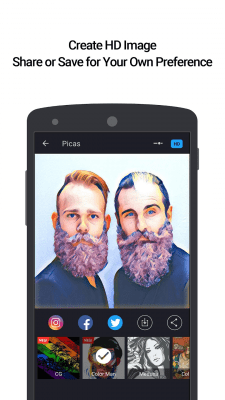 Screenshot of the application Picas - Free Art Photo Editor - #2