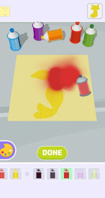 Screenshot of the application Cut and Paint - #3