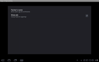 Screenshot of the application Hagar's Fingerpainting - #5