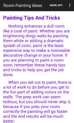 Screenshot of the application Room Painting Ideas - #6