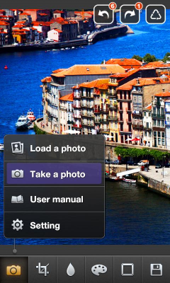 Screenshot of the application Awesome Miniature - Tilt Shift - #2