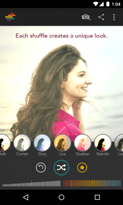 Screenshot of the application Shift - #2