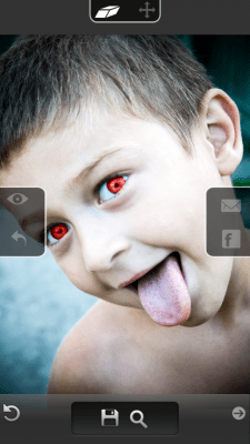 Screenshot of the application Eye Color Changer - #3