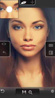 Screenshot of the application Eye Color Changer - #8
