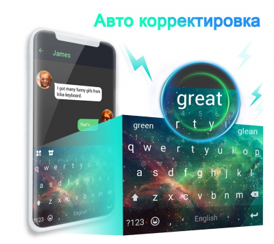 Screenshot of the application Emoji keyboard - cute emoticons, GIFs, stickers - #4