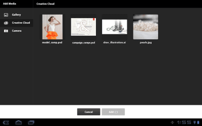Screenshot of the application Adobe Debut - #2